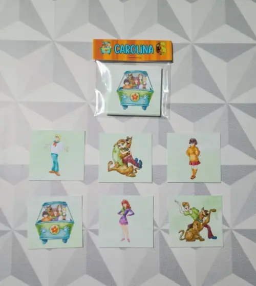 Jogo da Memória Brinde Personalizado Scooby-doo