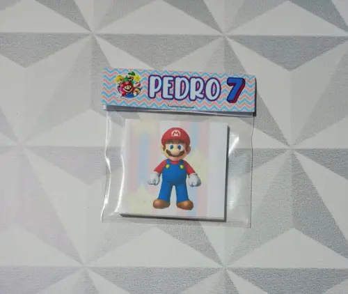 Jogo da Memória Brinde Personalizado Super Mario Bros
