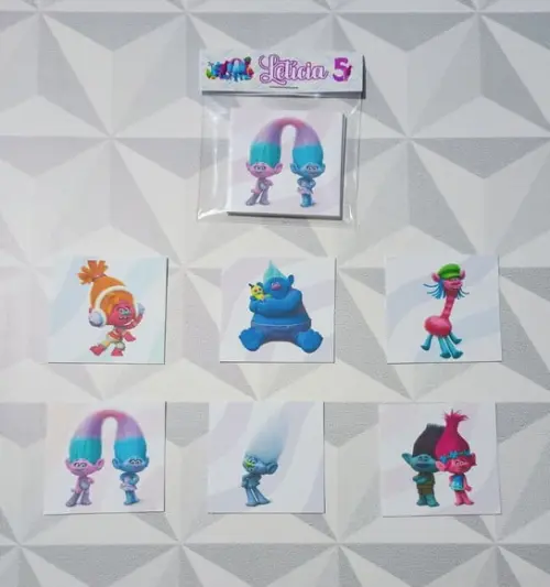 Jogo da Memória Brinde Personalizado Trolls