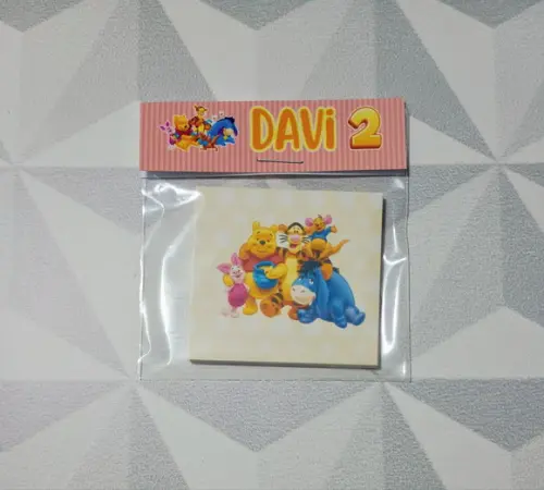 Jogo da Memória Brinde Personalizado Ursinho Pooh