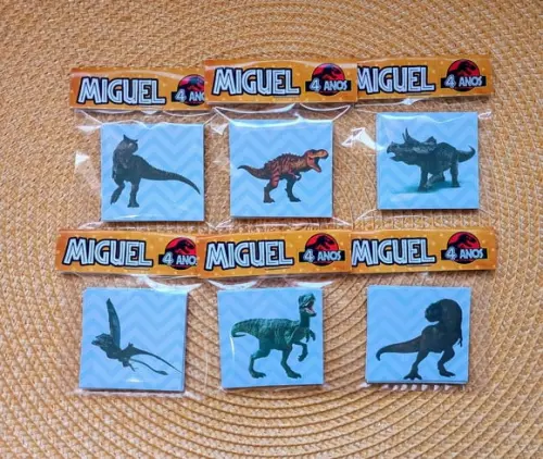 Jogo da Memória Dinossauros Jurassic Brinde Personalizado