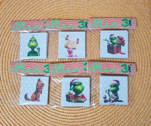 Jogo da Memória Grinch Lembrancinha Personalizada