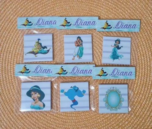 Jogo da Memória Jasmine Lembrancinha Personalizada