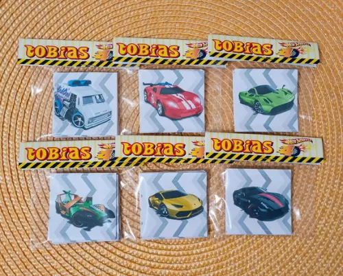 Jogo da Memória Hot Wheels Lembrancinha Personalizada