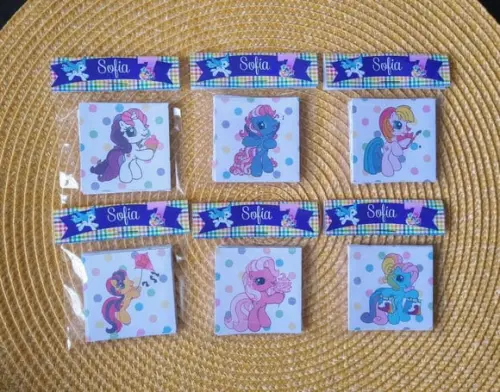 Jogo da Memória My Little Pony Lembrancinha Personalizada