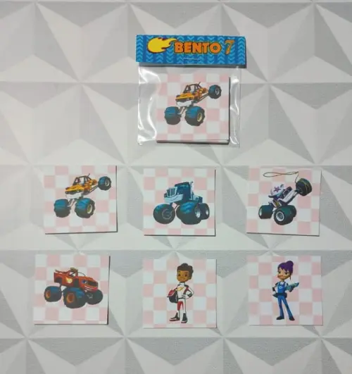 Jogo da Memória Personalizado Blaze e os Monster Machine