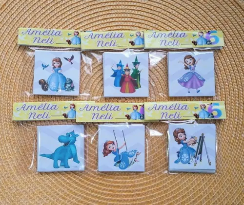 Jogo da Memória Princesa Sofia Brinde Personalizado