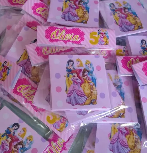 Jogo da Memória Princesas Lembrancinha Personalizada