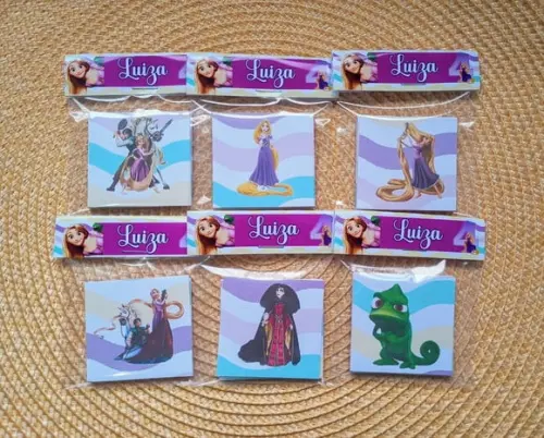 Jogo da Memória Rapunzel Enrolados Brinde Personalizado