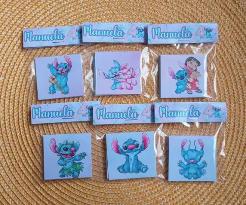 Jogo da Memória Stitch Lembrancinha Personalizada