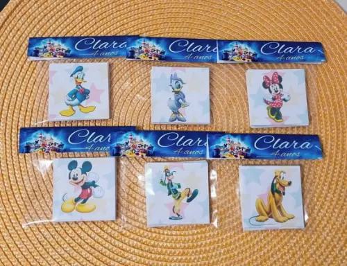 Jogo da Memória Turma do Mickey Lembrancinha Personalizada