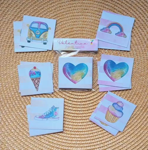 Jogo da Memória Tie Dye Good Vibes Brinde Personalizado