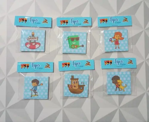 Jogo da Memória Três Palavrinhas Menino Brinde Personalizado
