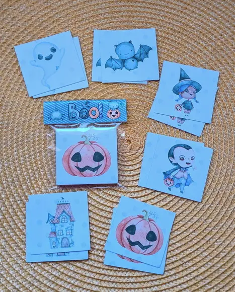 Jogo da Memória Tema Halloween Lembrancinha Personalizada
