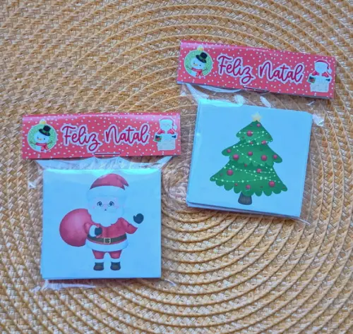 Jogo da Memória Tema Natalino Lembrancinha Personalizada