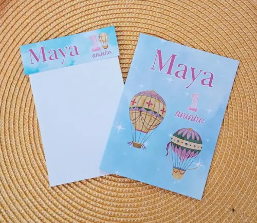 Kit 5 Brindes Aniversário Infantil - Tema Balões
