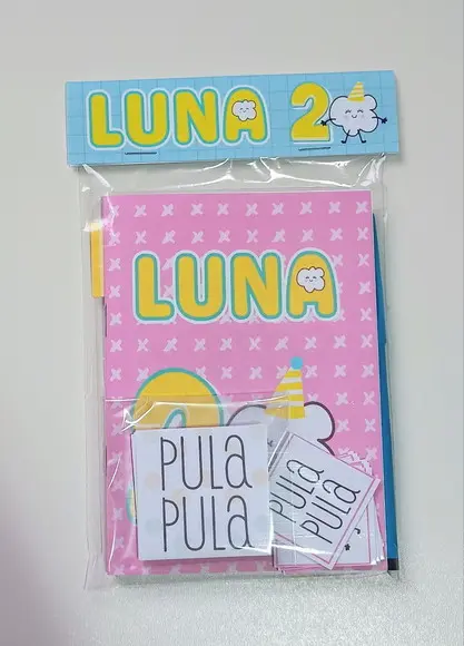 Kit 5 Brindes Infantis Lembrancinhas Pula Pipoquinha Menina
