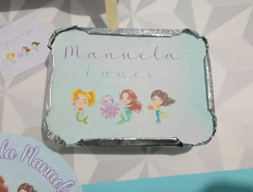 Kit Festa na Escola Personalizado Tema Sereia