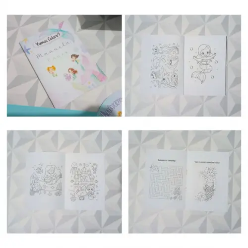 Kit Festa na Escola Personalizado Tema Sereia