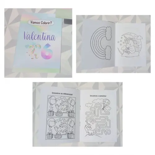 Kit Festa na Escola Personalizado Tema Unicórnio