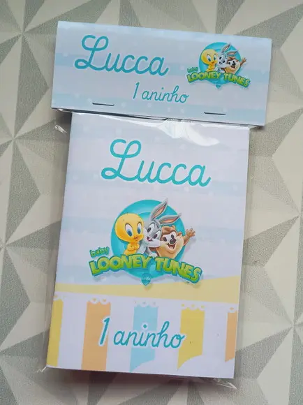 Kit Lembrancinha Festa Infantil Baby Looney Tunes