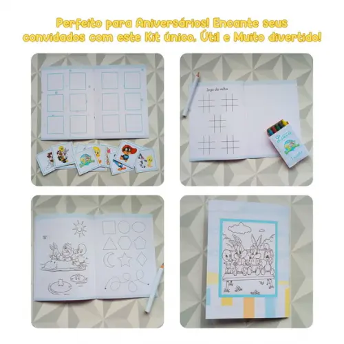 Kit Lembrancinha Festa Infantil Baby Looney Tunes