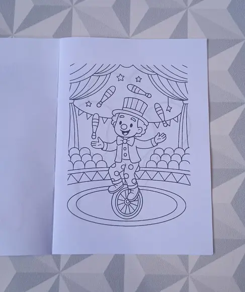 Kit Livro de Colorir Lembrancinha Festa Infantil Tema Circo