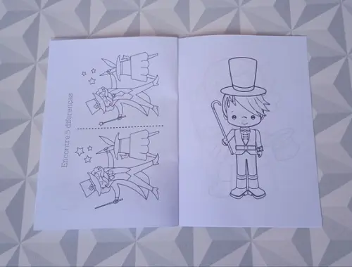 Kit Livro de Colorir Lembrancinha Festa Infantil Tema Circo