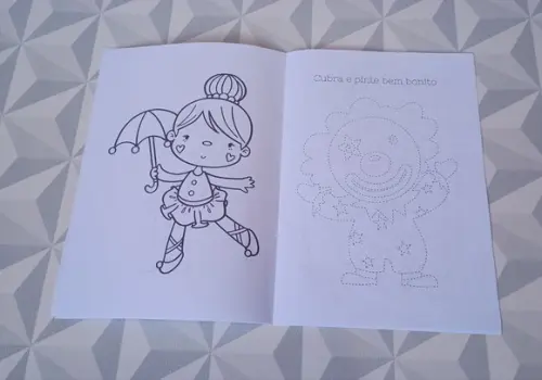 Kit Livro de Colorir Lembrancinha Festa Infantil Tema Circo