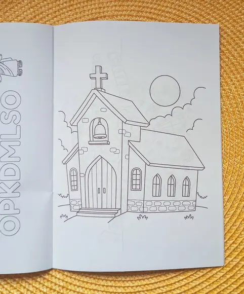 Livrinho de Colorir Cristão Brinde Personalizado