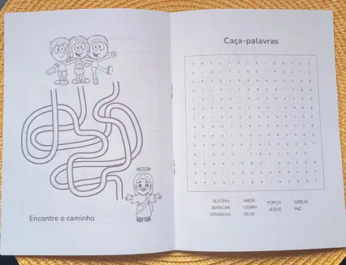 Livrinho de Colorir Cristão Brinde Personalizado
