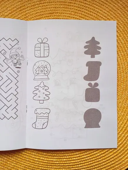 Livrinho de Colorir Lembrancinha Infantil de Natal