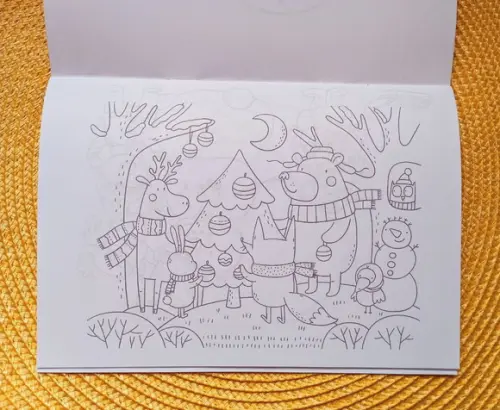 Livrinho de Colorir Lembrancinha Infantil de Natal
