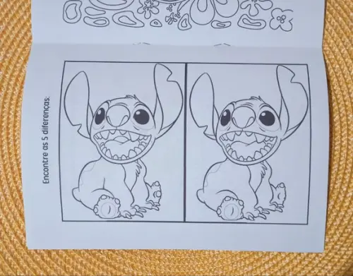 Livrinho de Colorir Tema Stitch Brinde Personalizado
