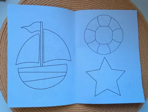 Livrinho de Colorir Tema Marinheiro