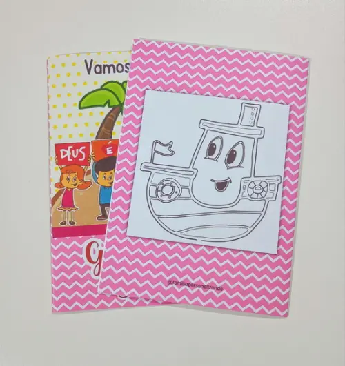 Livrinho de Colorir Três Palavrinhas