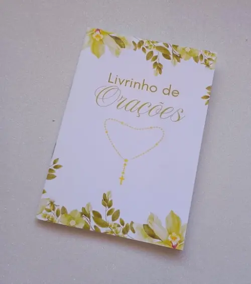 Livrinho de Orações Católicas Lembrança Personalizada