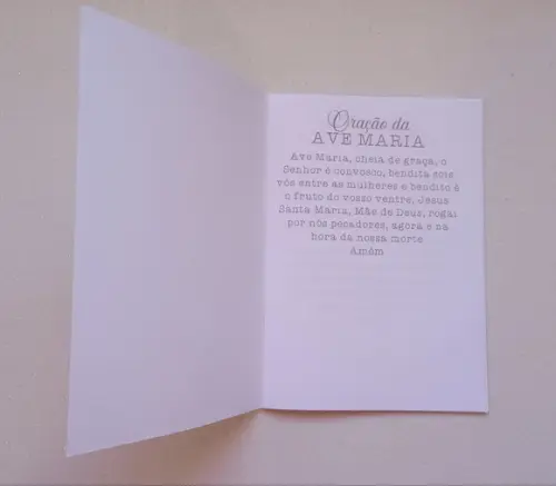 Livrinho de Orações Católicas Lembrança Personalizada