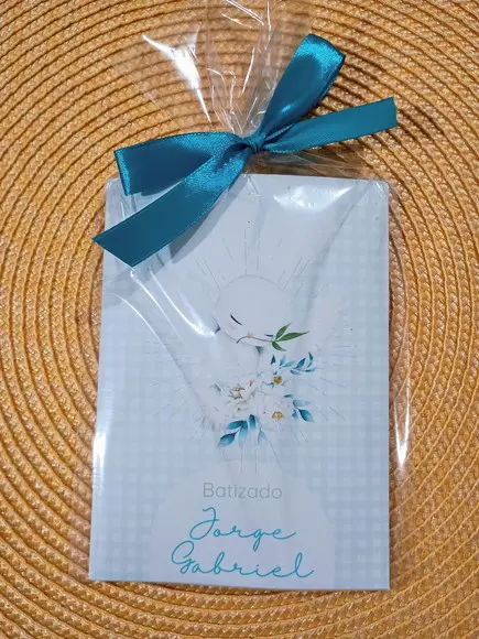 Livrinho de Orações Lembrança Personalizada Batismo