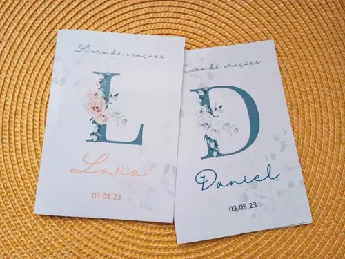 Livrinho de Orações Lembrança Personalizada Batizados