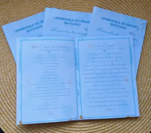 Livrinho de Orações Lembrancinha Personalizada