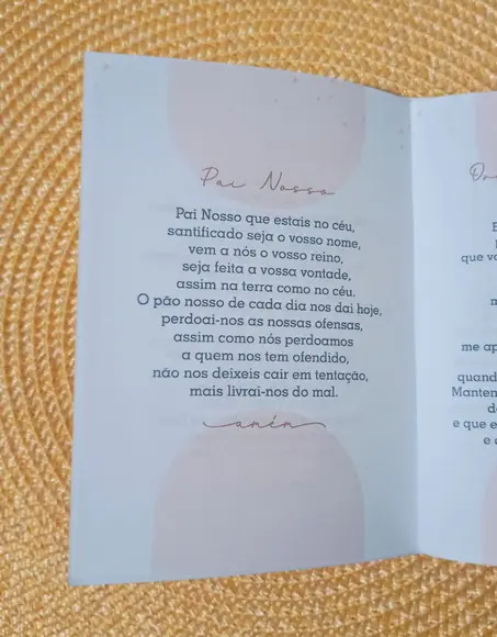 Livrinho de Orações Lembrancinha Primeira Comunhão