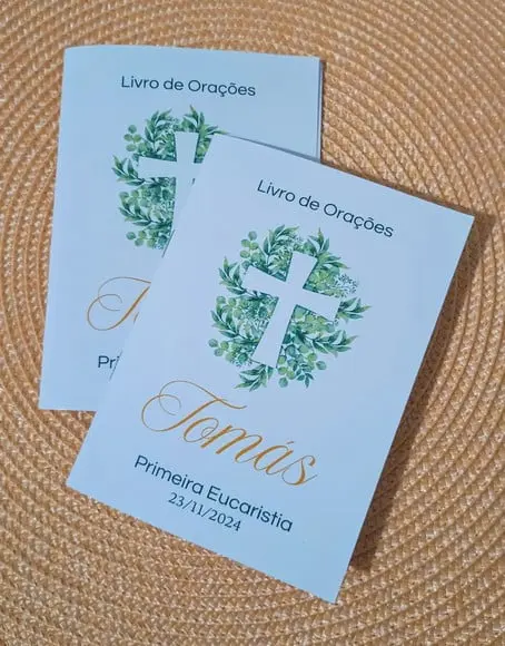 Livrinho de Orações Lembrancinha Primeira Eucaristia