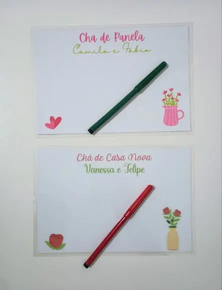 Lousa Personalizada com Imã Lembrança Chá de Panela