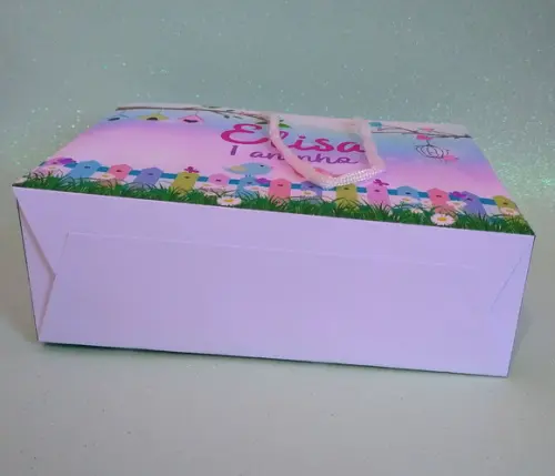 Sacola Personalizada Jardim Encantado 15a x 20l