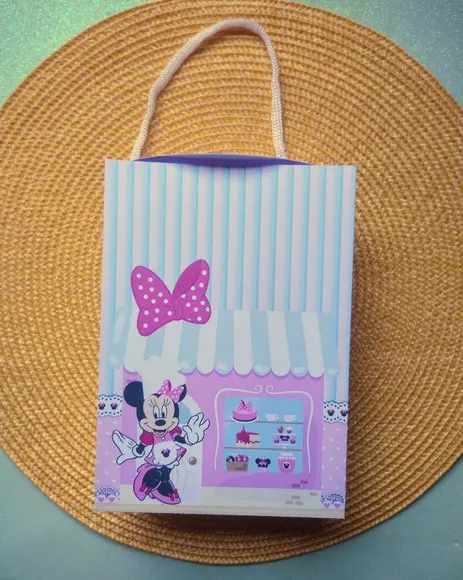 Sacolinha Personalizada Minnie - Criamos Todos os Temas