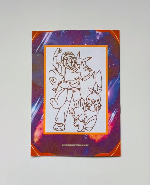Álbum de Figurinhas e Livrinho de Colorir Lembrancinha Personali