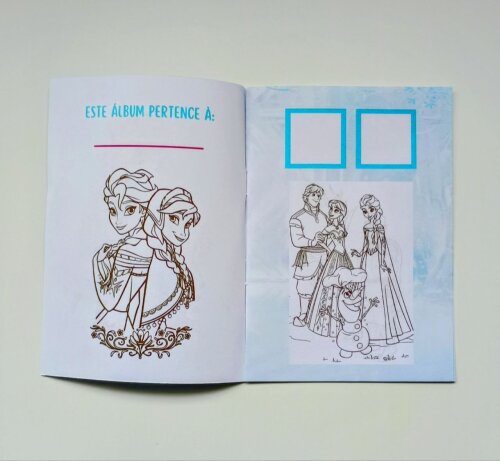 Álbum de Figurinhas e Livrinho de Colorir Lembrancinha Personali