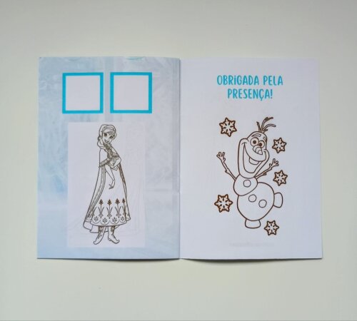 Álbum de Figurinhas e Livrinho de Colorir Lembrancinha Personali