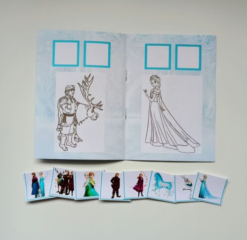 Álbum de Figurinhas e Livrinho de Colorir Lembrancinha Personali